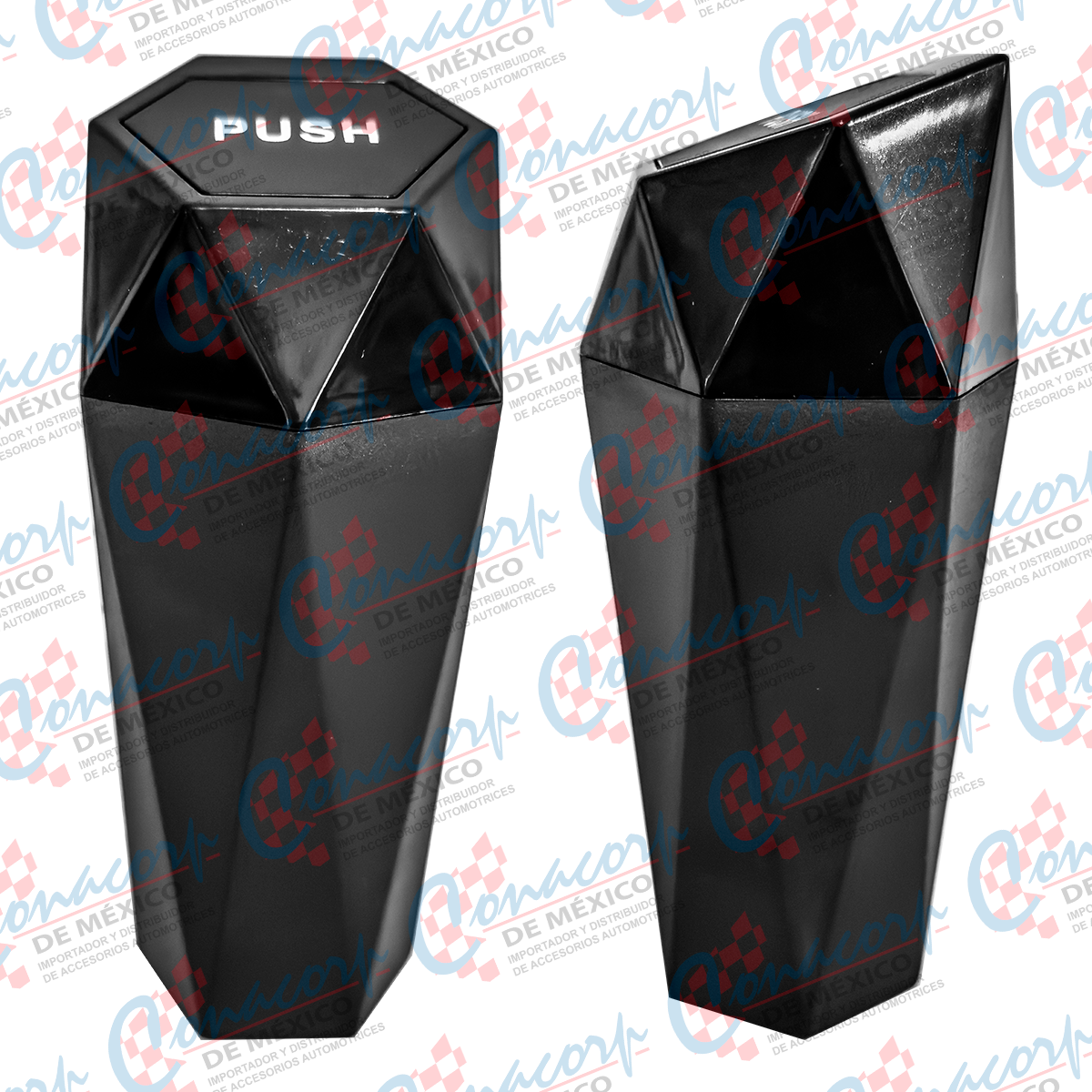 Mini Bote de Basura Automotriz con Tapa Push
